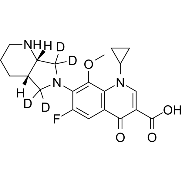 Moxifloxacin-d4 (BAY 12-8039-d4 free base) 2596386-23-9